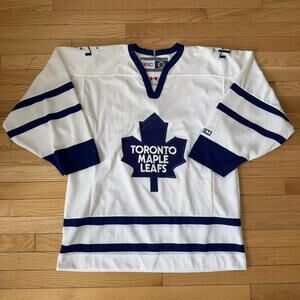 Vintage 90’s CCM Toronto Maple Leafs Jersey White Medium Adult Men’s Air-Knit